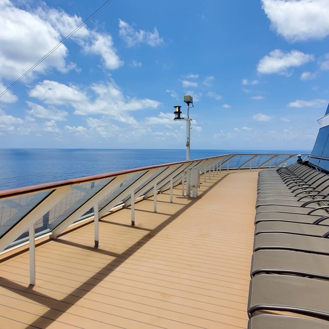 Deck Outside the Gym on Equinox